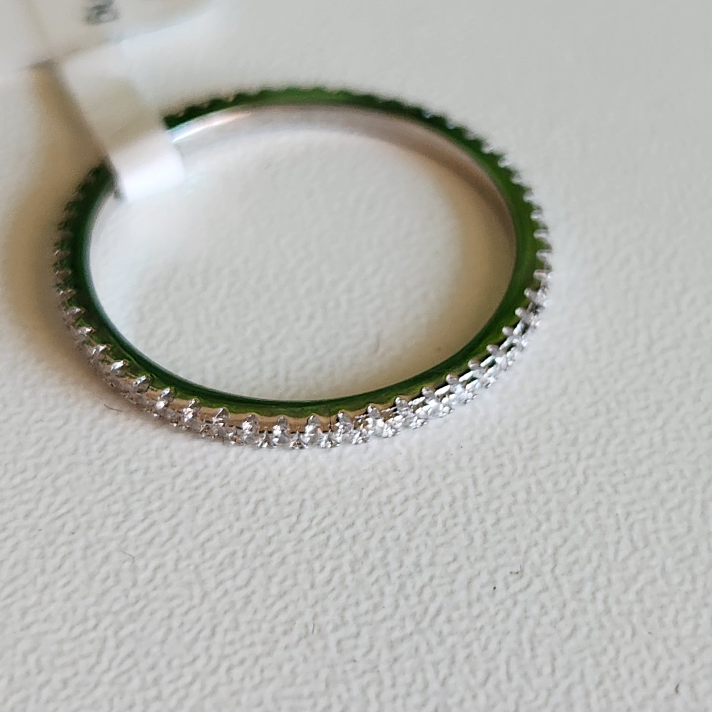 925 Sterling Silver Full Eternity CZ Ring