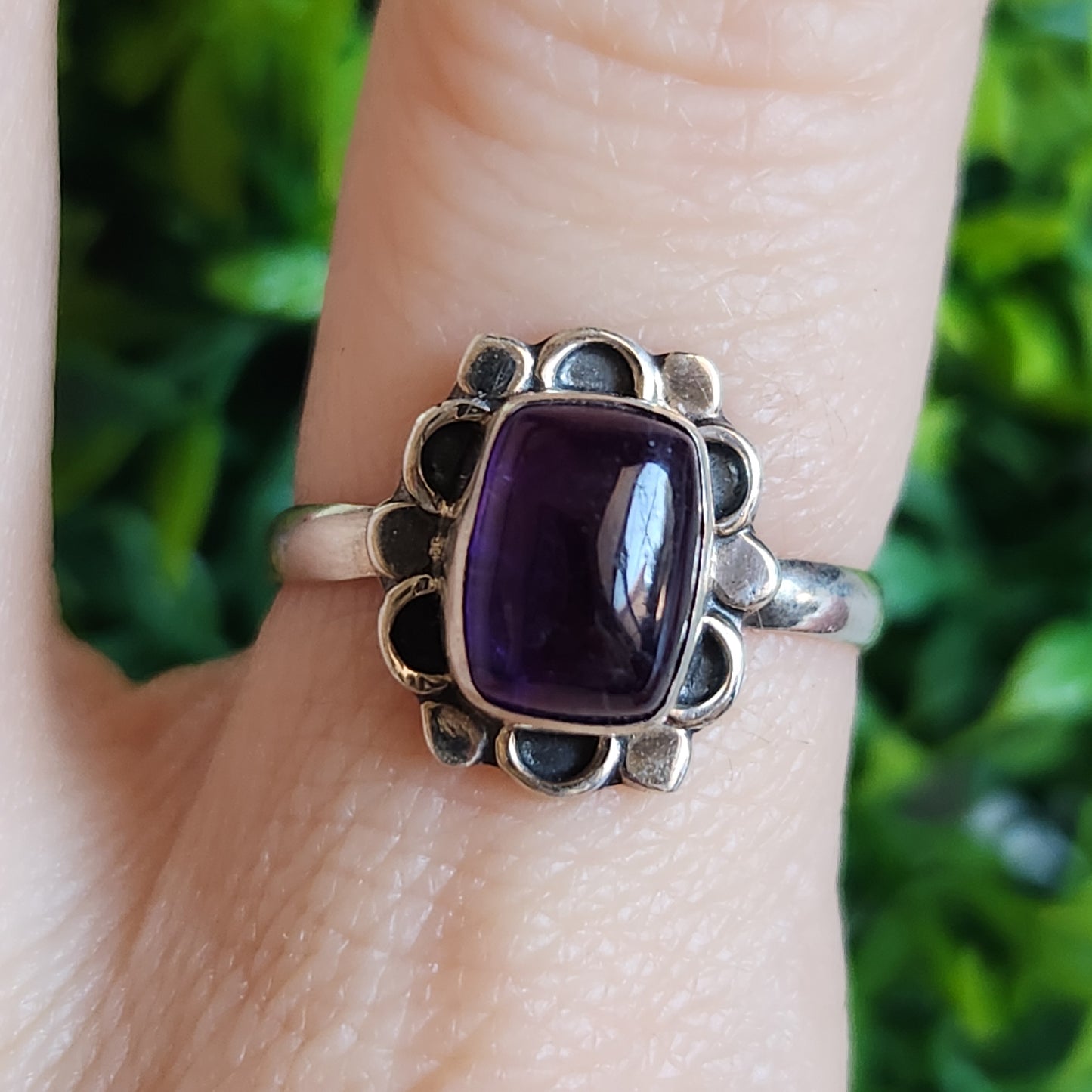 925 Sterling Silver Amethyst Ring