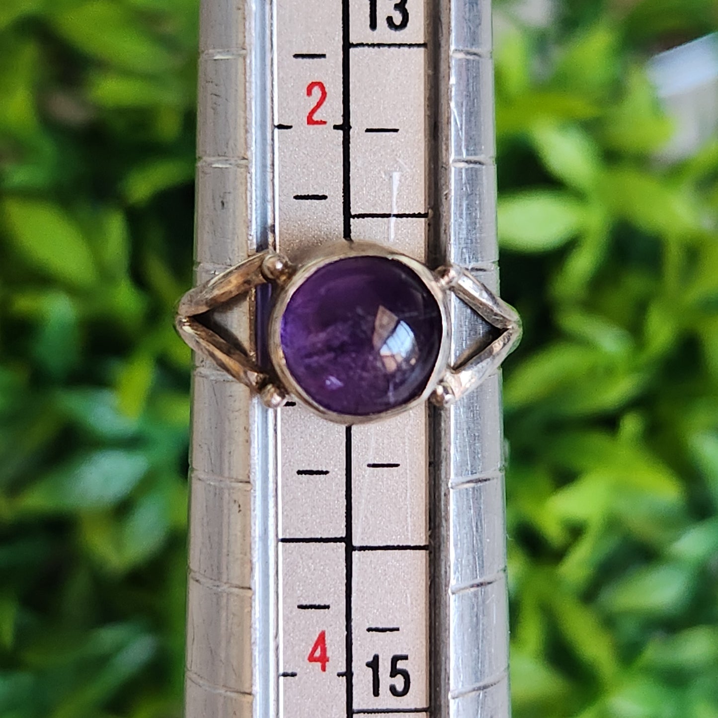 925 Sterling Silver Amethyst Ring