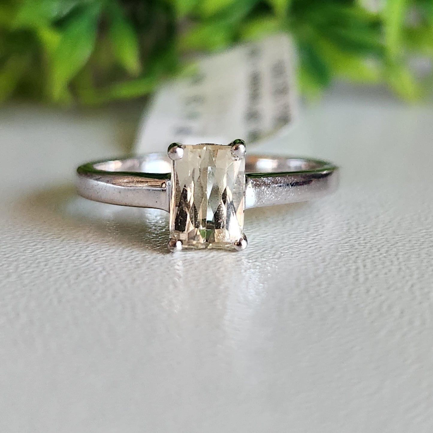 925 Sterling Silver Citrine Ring