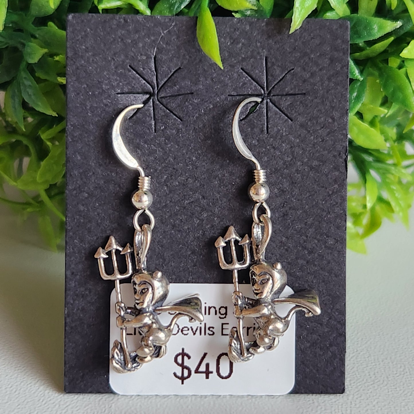 925 Sterling Silver Little Devils Earrings