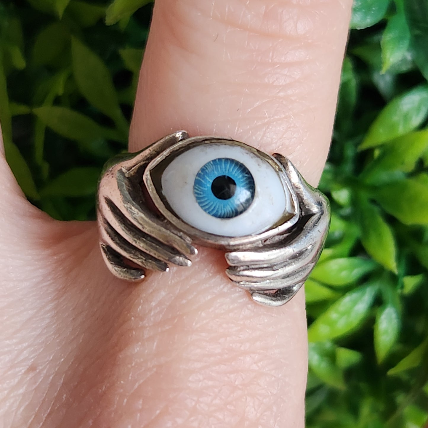 925 Sterling Silver Evil Eye Ring