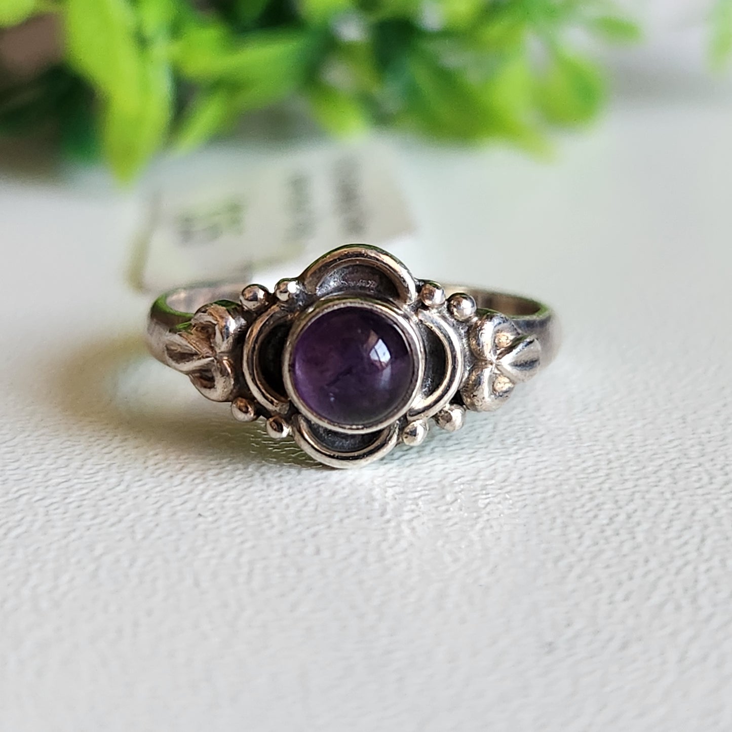 925 Sterling Silver Amethyst Ring