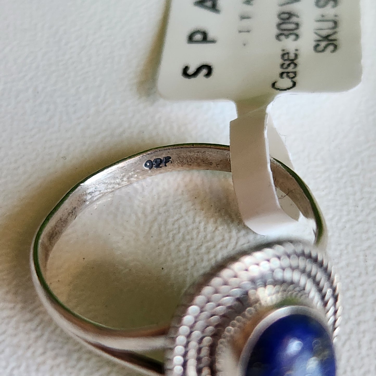 925 Sterling Silver Lapis Lazuli Ring