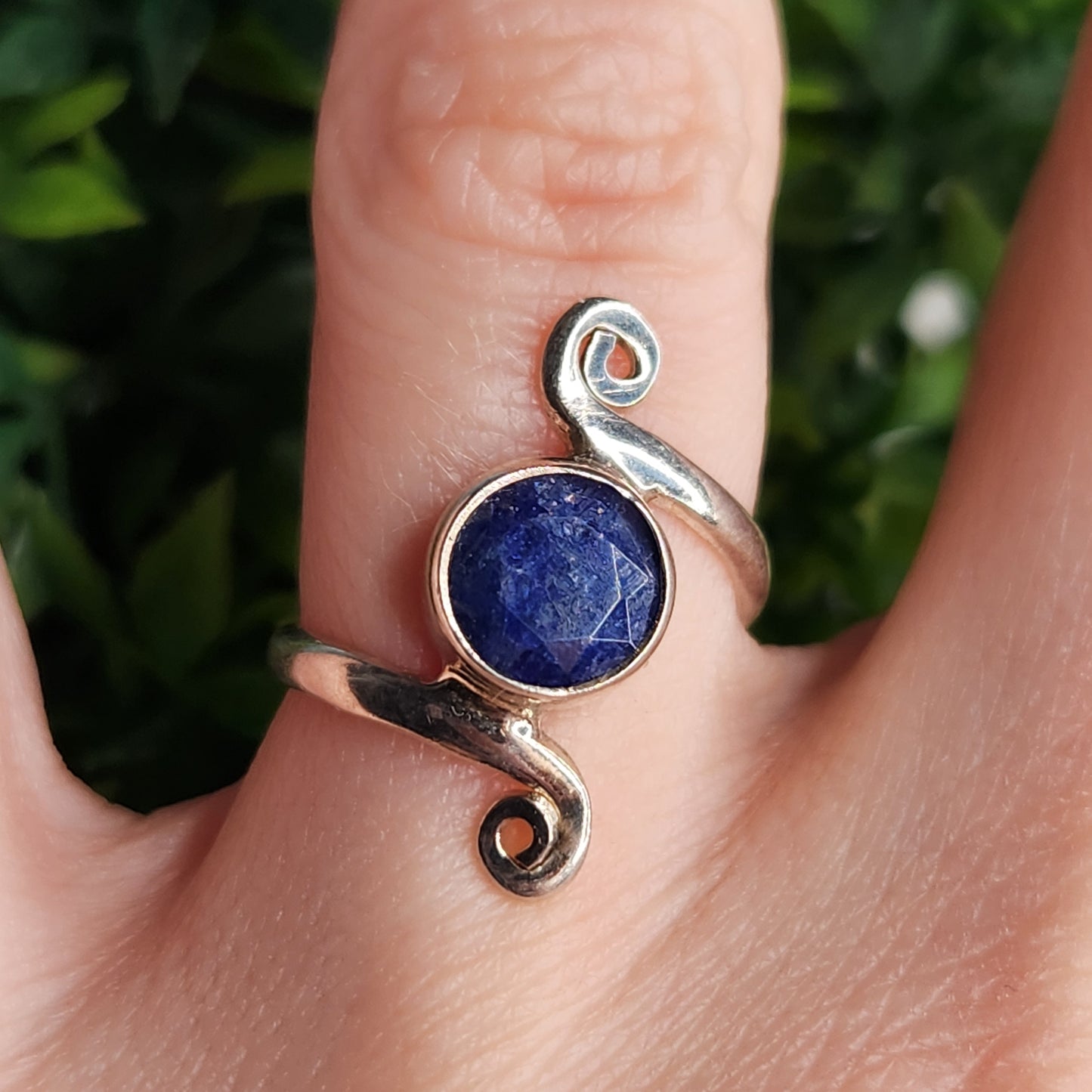 925 Sterling Silver Sapphire Ring