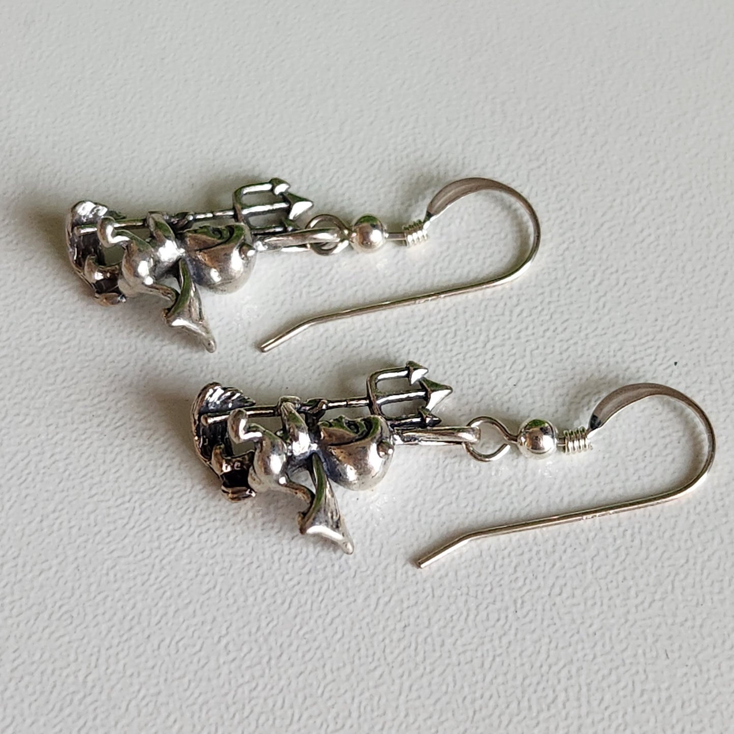 925 Sterling Silver Little Devils Earrings