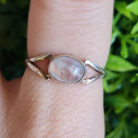925 Sterling Silver Moonstone Ring