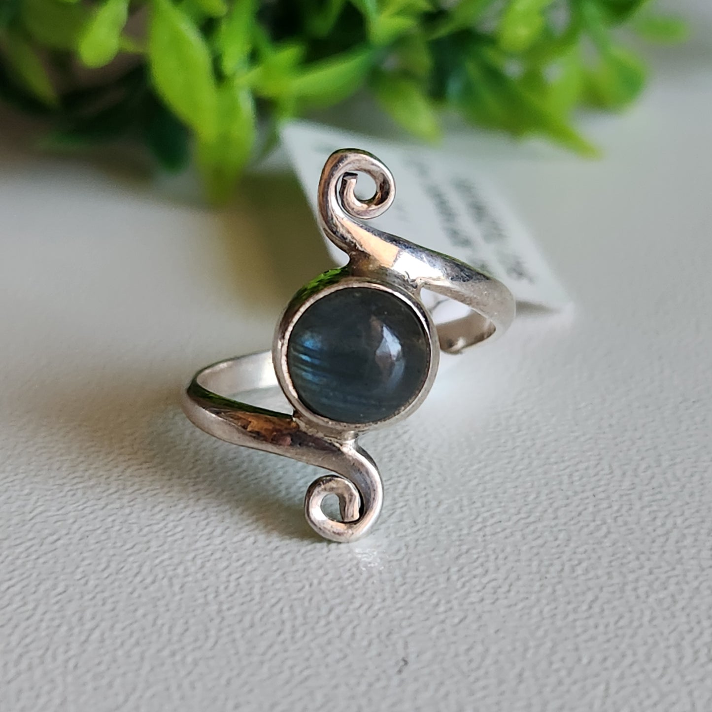 925 Sterling Silver Labradorite Ring