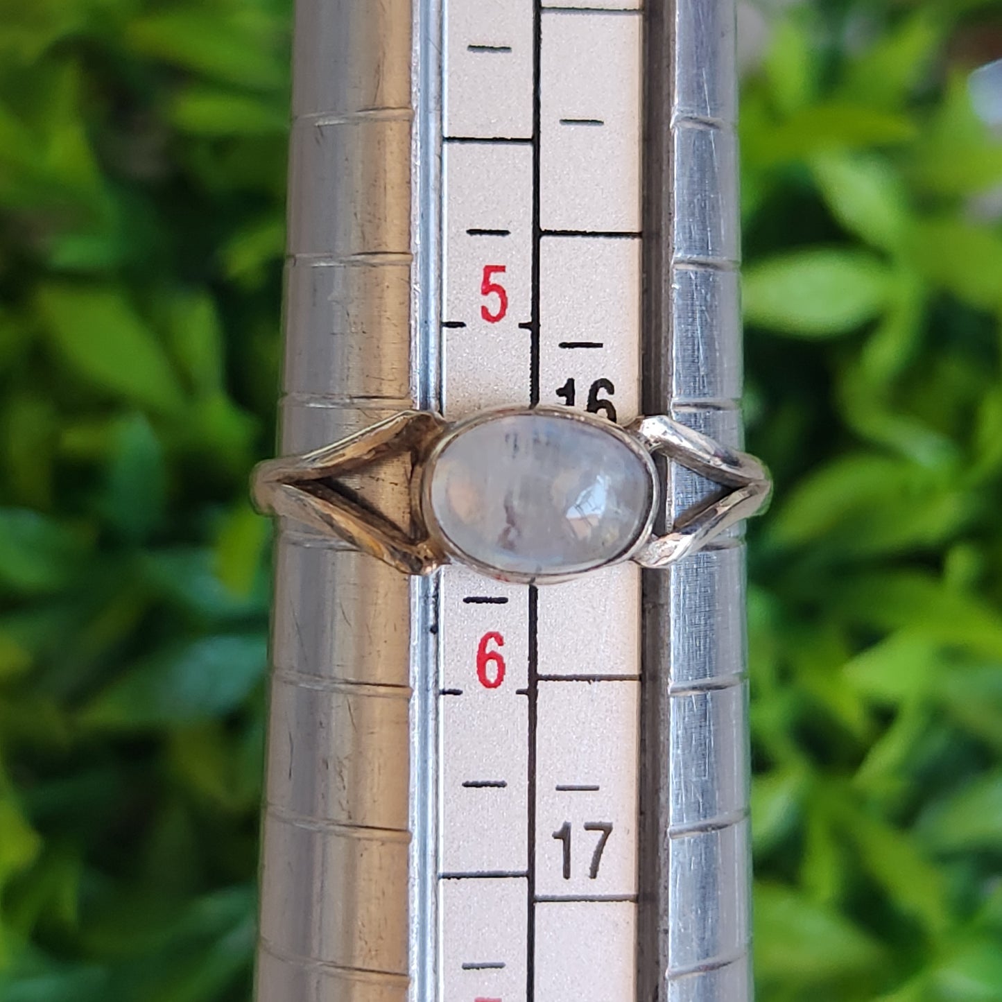 925 Sterling Silver Moonstone Ring