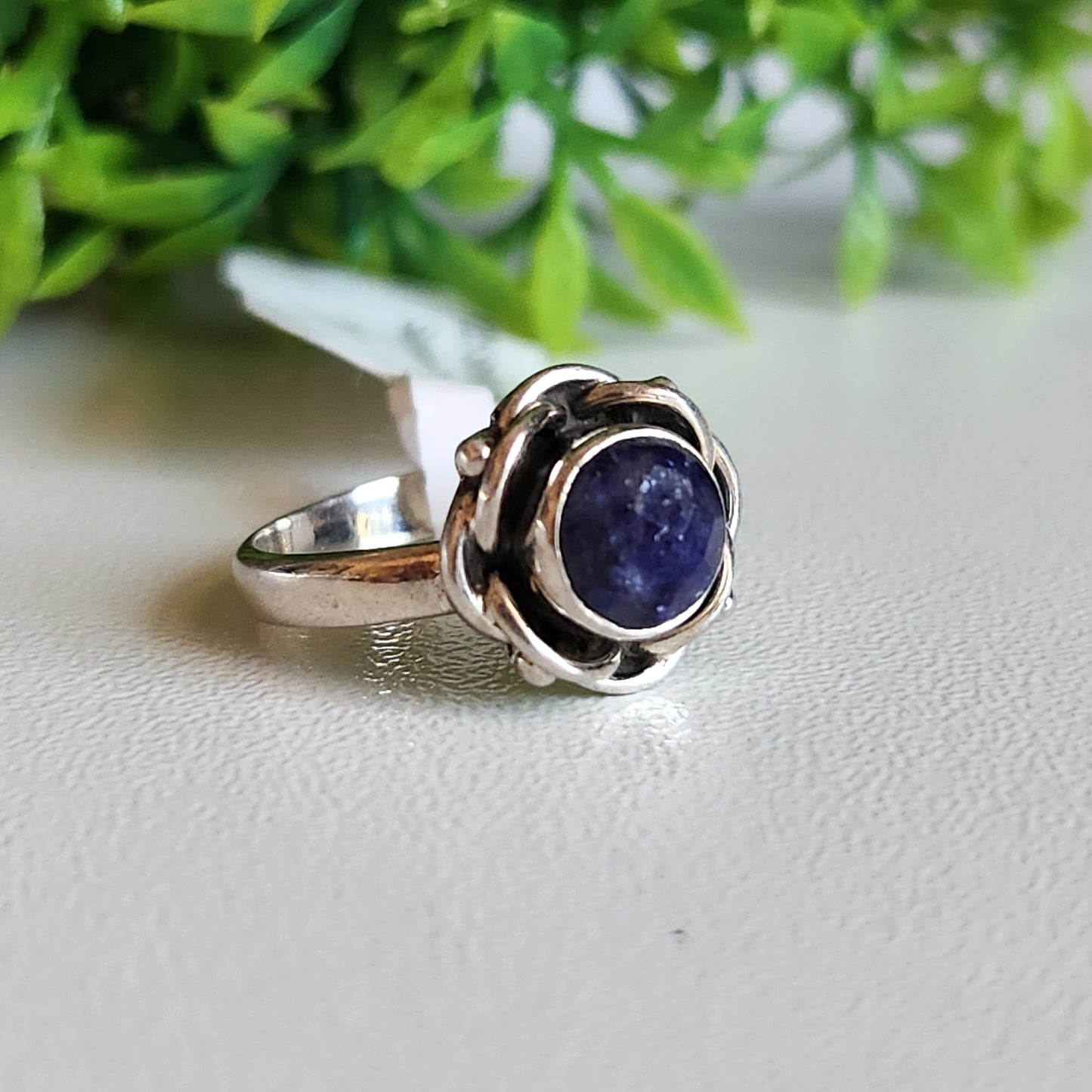 925 Sterling Silver Sapphire Ring