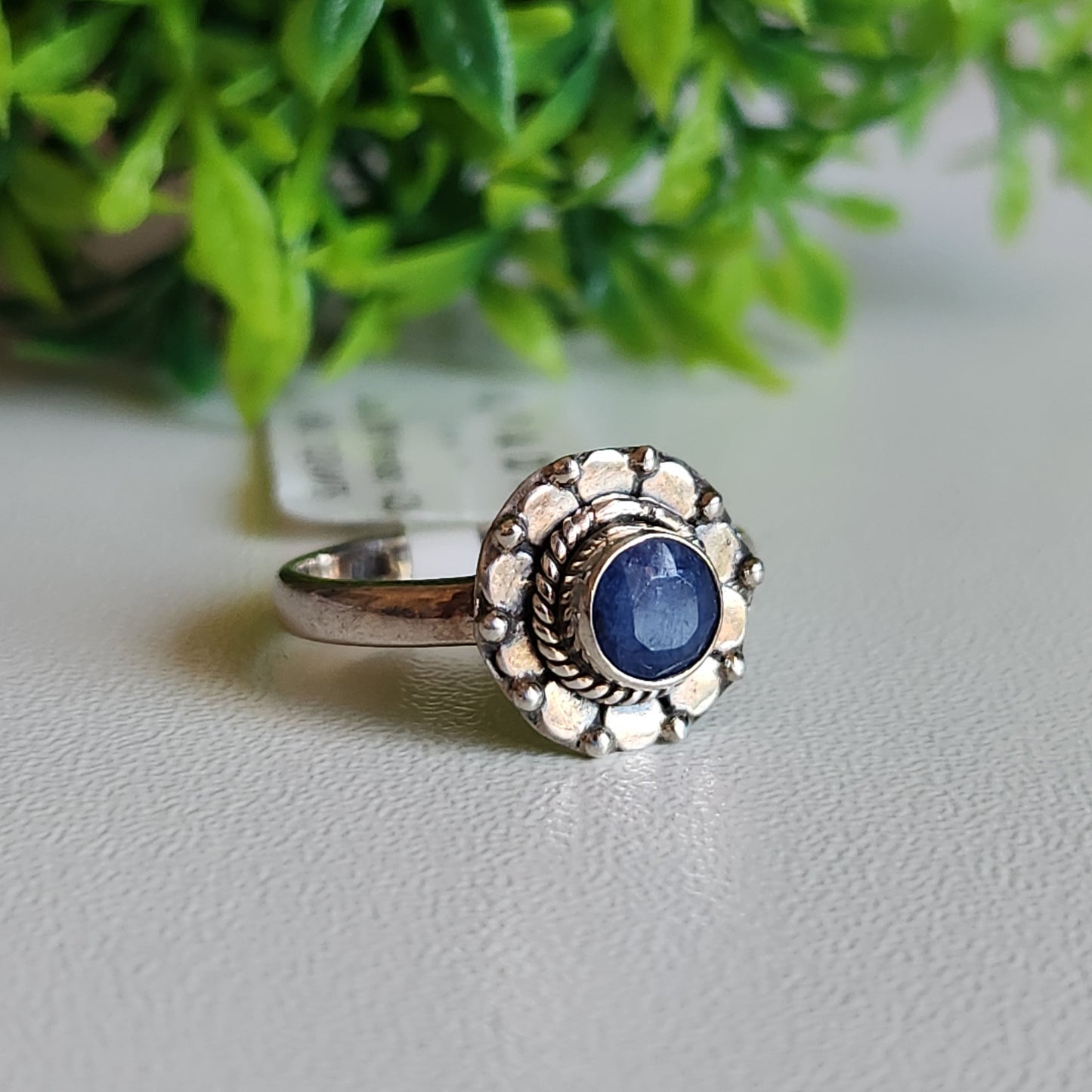 925 Sterling Silver Sapphire Ring