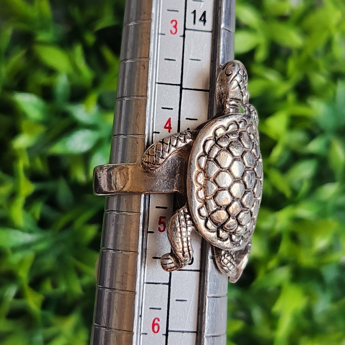 925 Sterling Silver Turtle Ring