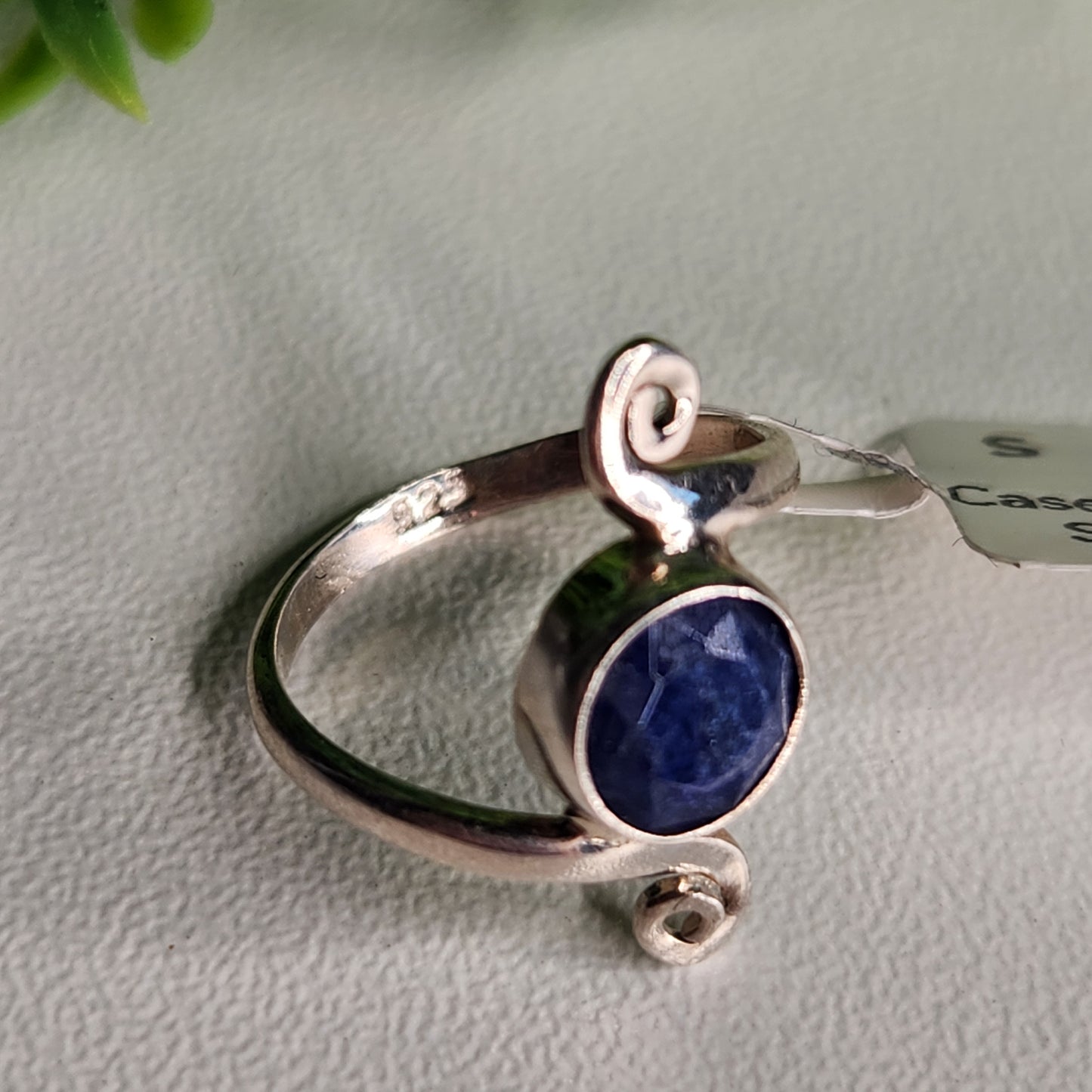 925 Sterling Silver Sapphire Ring