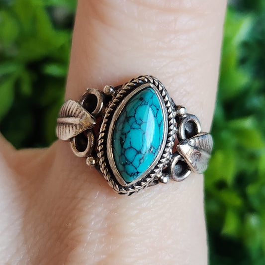 925 Sterling Silver Turquoise Ring
