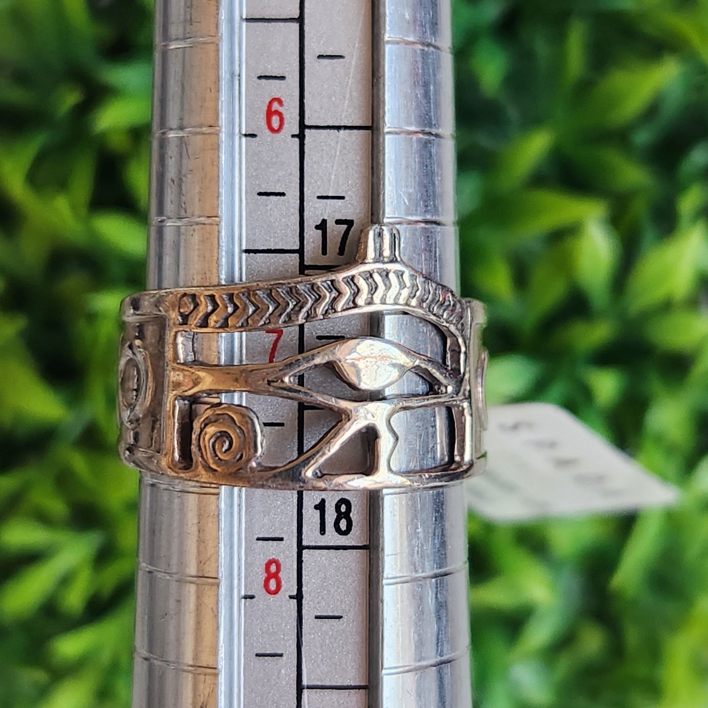 925 Sterling Silver Eye of Horus Ring