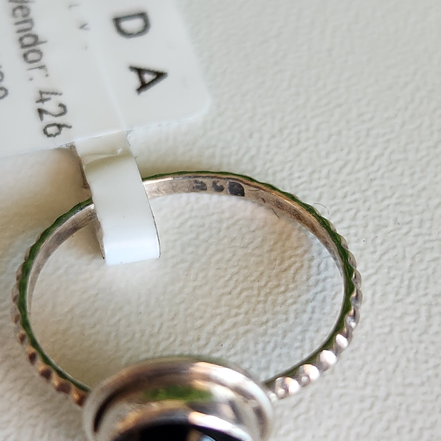 925 Sterling Silver Onyx Ring