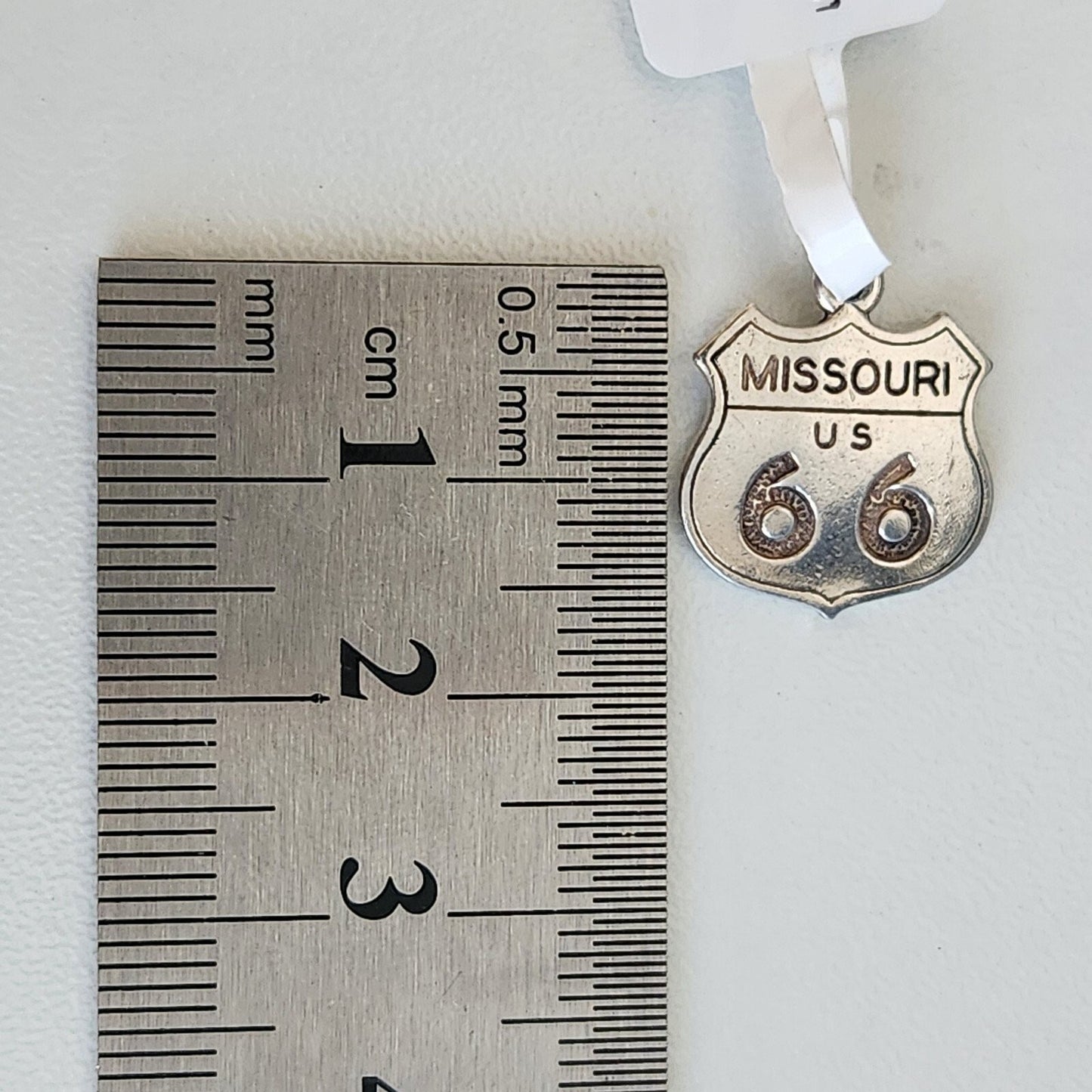 925 Sterling Silver Route 66 Missouri Charm