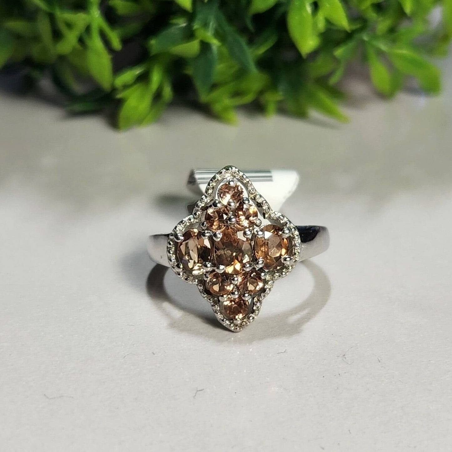 925 Sterling Silver Andalusite Ring
