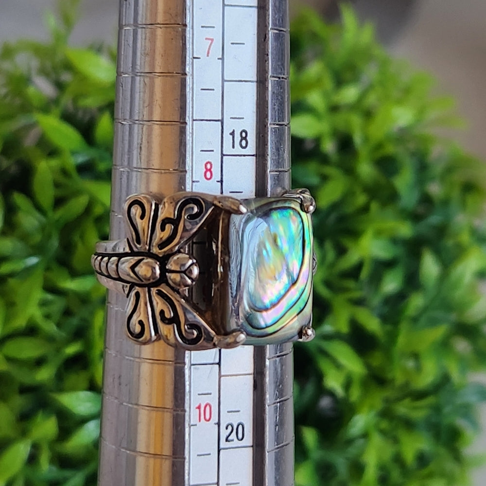 925 Sterling Silver Dragonfly Ring