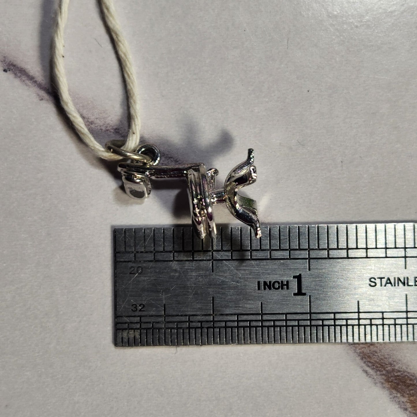 925 Sterling Silver Chair Charm by Rembrandt