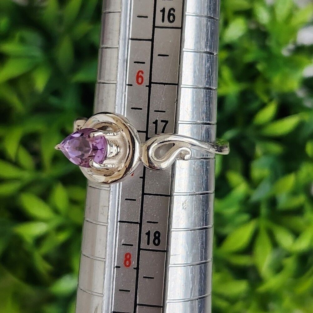 925 Sterling Silver Amethyst Ring