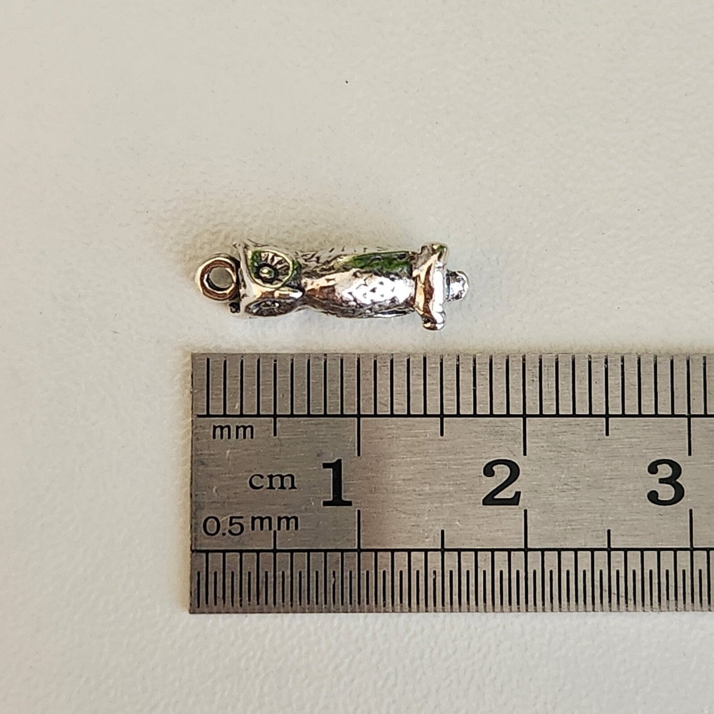 925 Sterling Silver Owl Charm