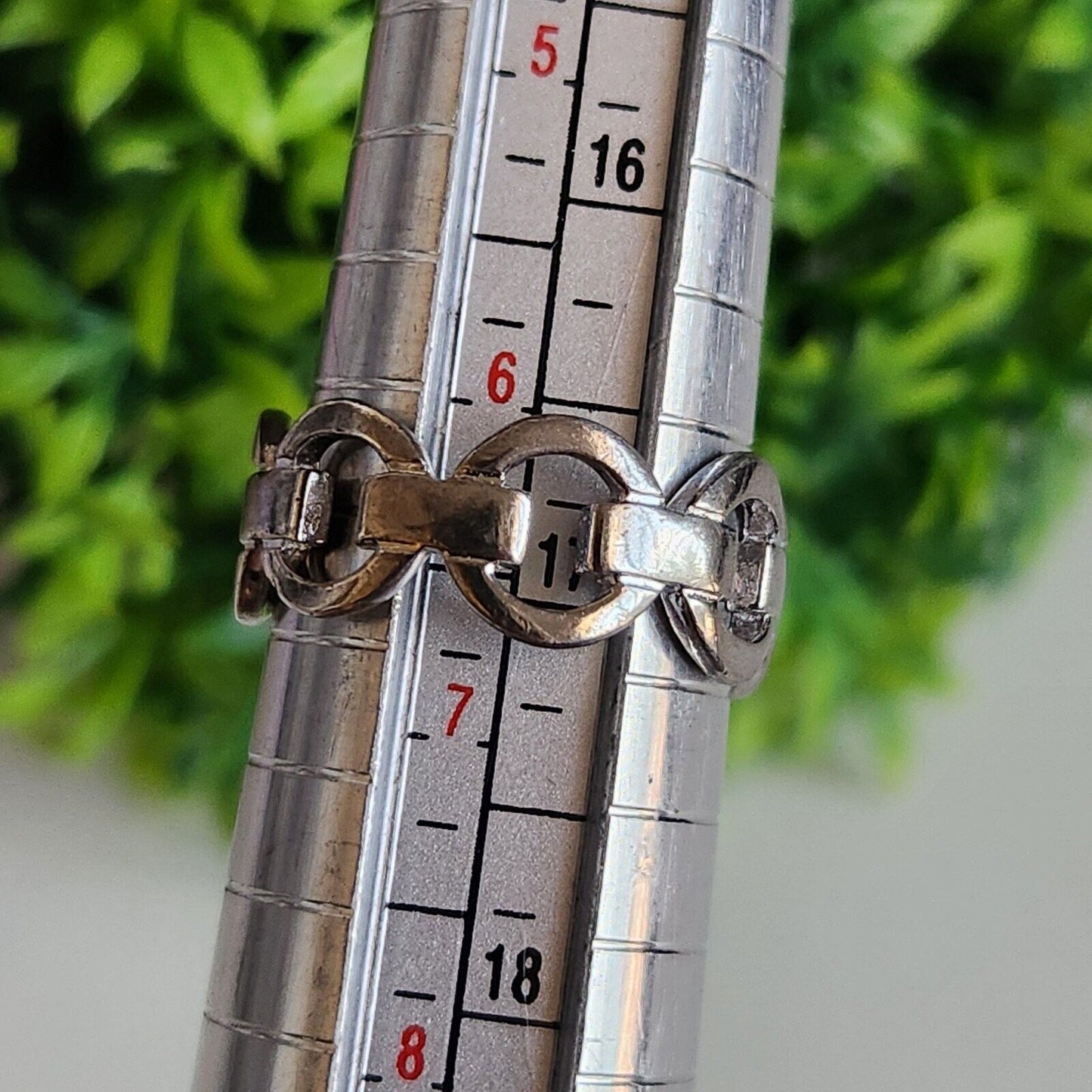 925 Sterling Silver Chain Ring