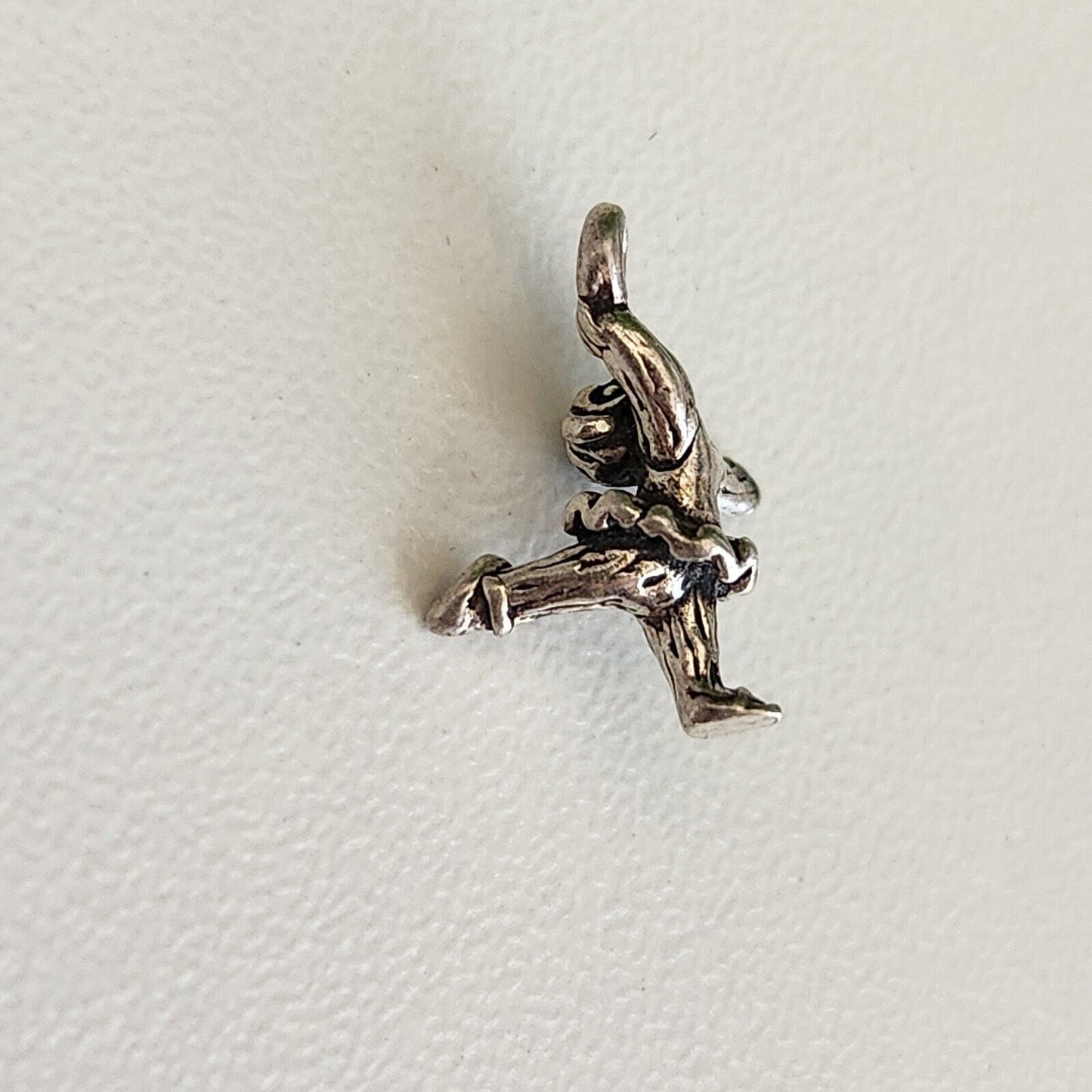 925 Sterling Silver Ballerina Bear Charm