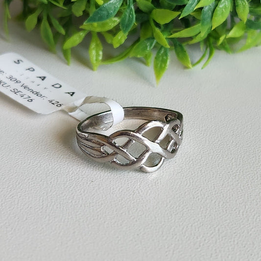 925 Sterling Silver Ornate Design Ring