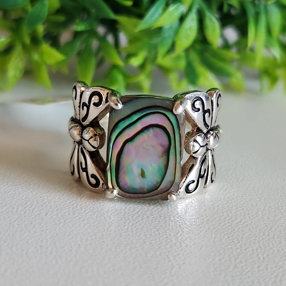 925 Sterling Silver Dragonfly Ring