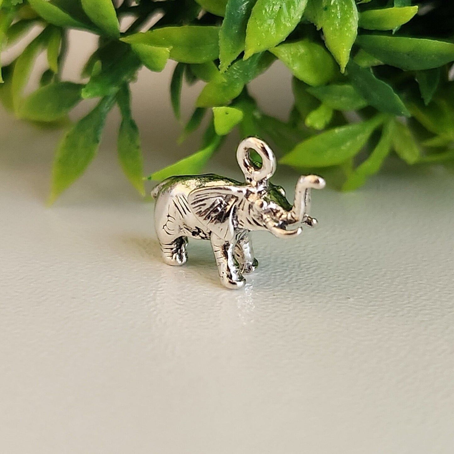 925 Sterling Silver Elephant Charm