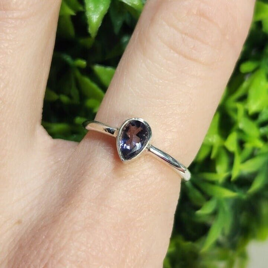 925 Sterling Silver Pale Amethyst Ring