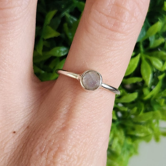 925 Sterling Silver Moonstone Ring