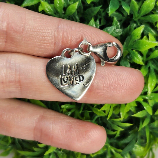 925 Sterling Silver I Am Loved Charm