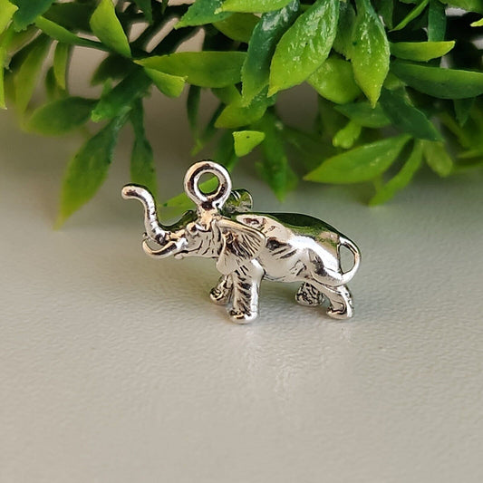 925 Sterling Silver Elephant Charm
