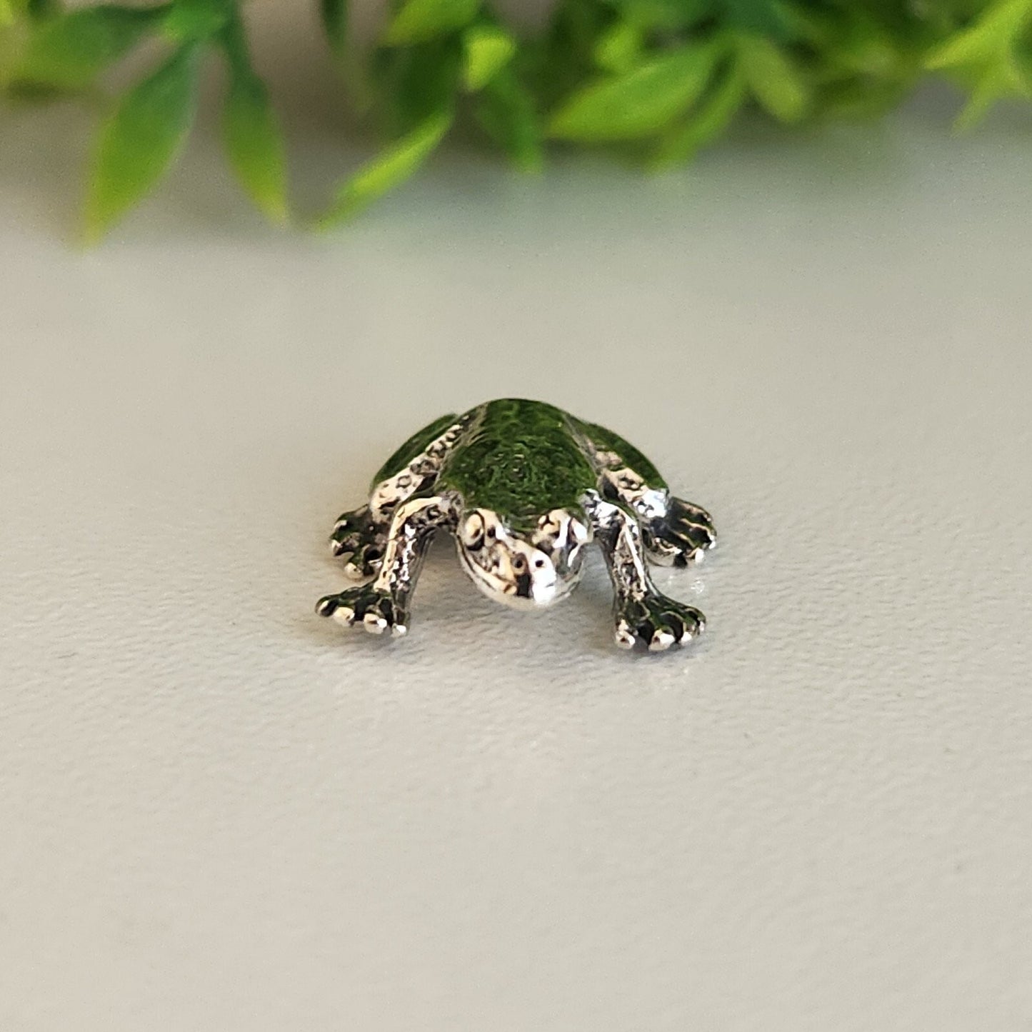 925 Sterling Silver Frog Charm