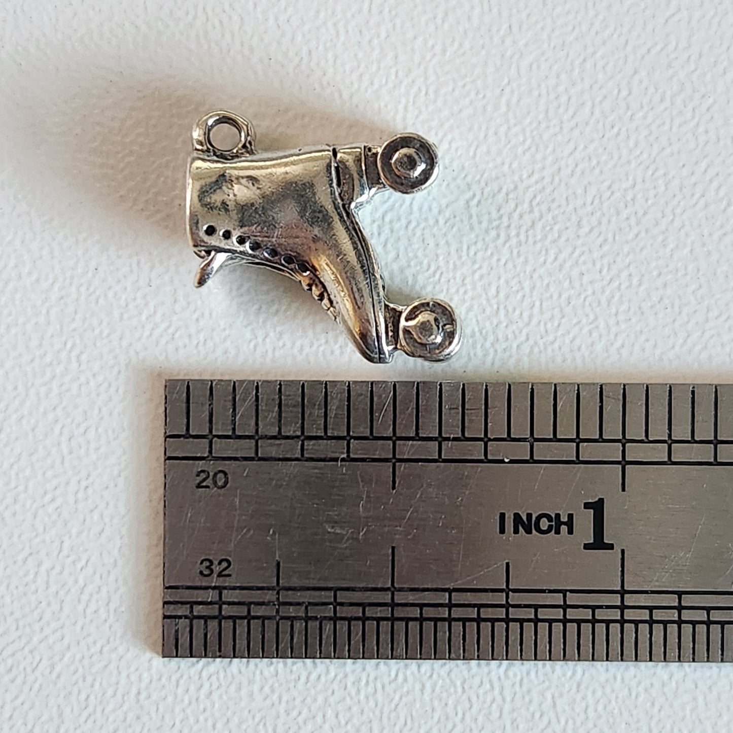 925 Sterling Silver Roller Skate Charm