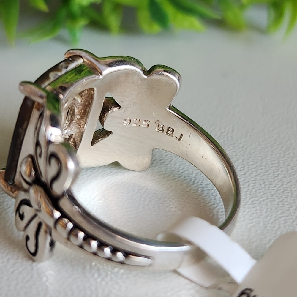 925 Sterling Silver Dragonfly Ring