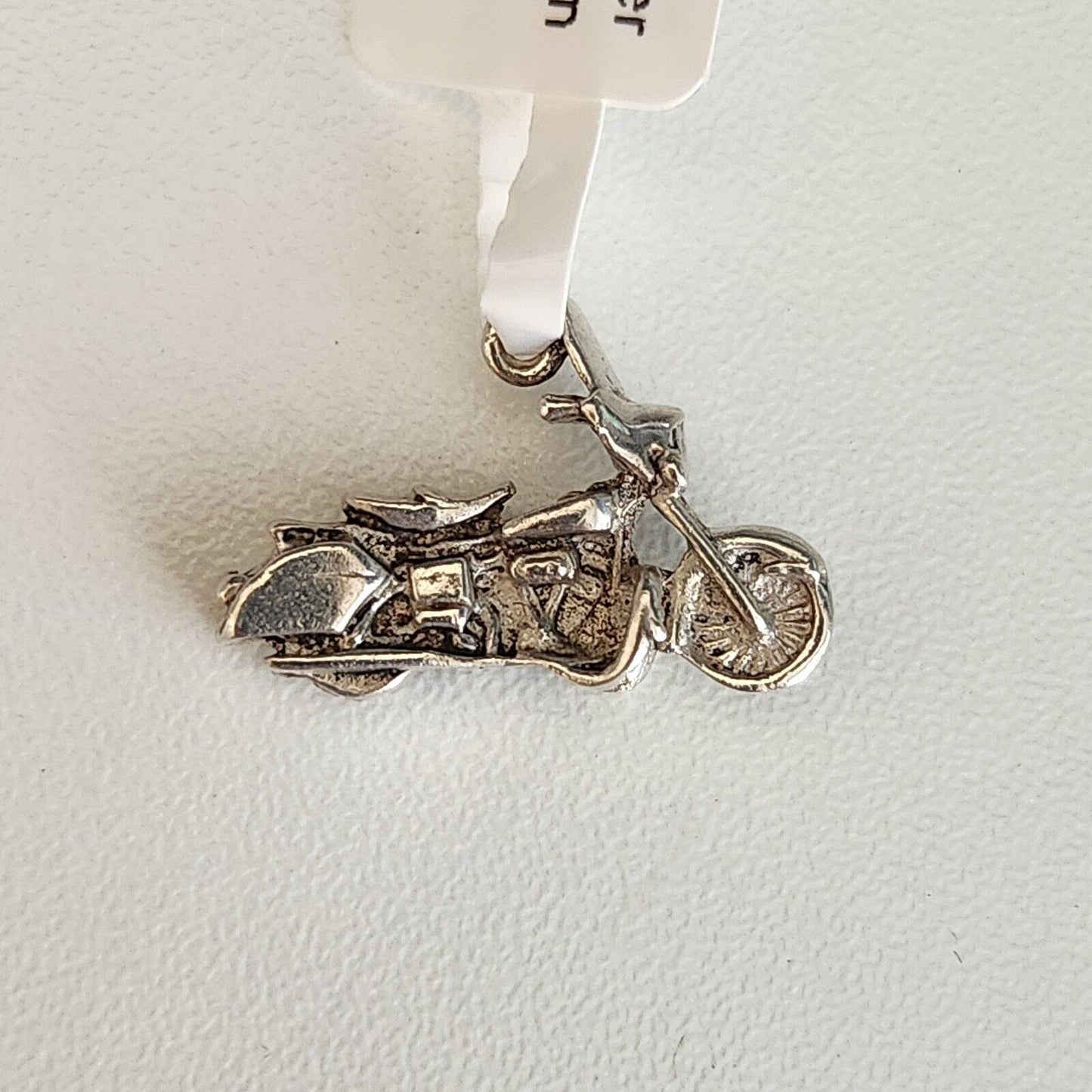 925 Sterling Silver Motorcycle Harley Charm