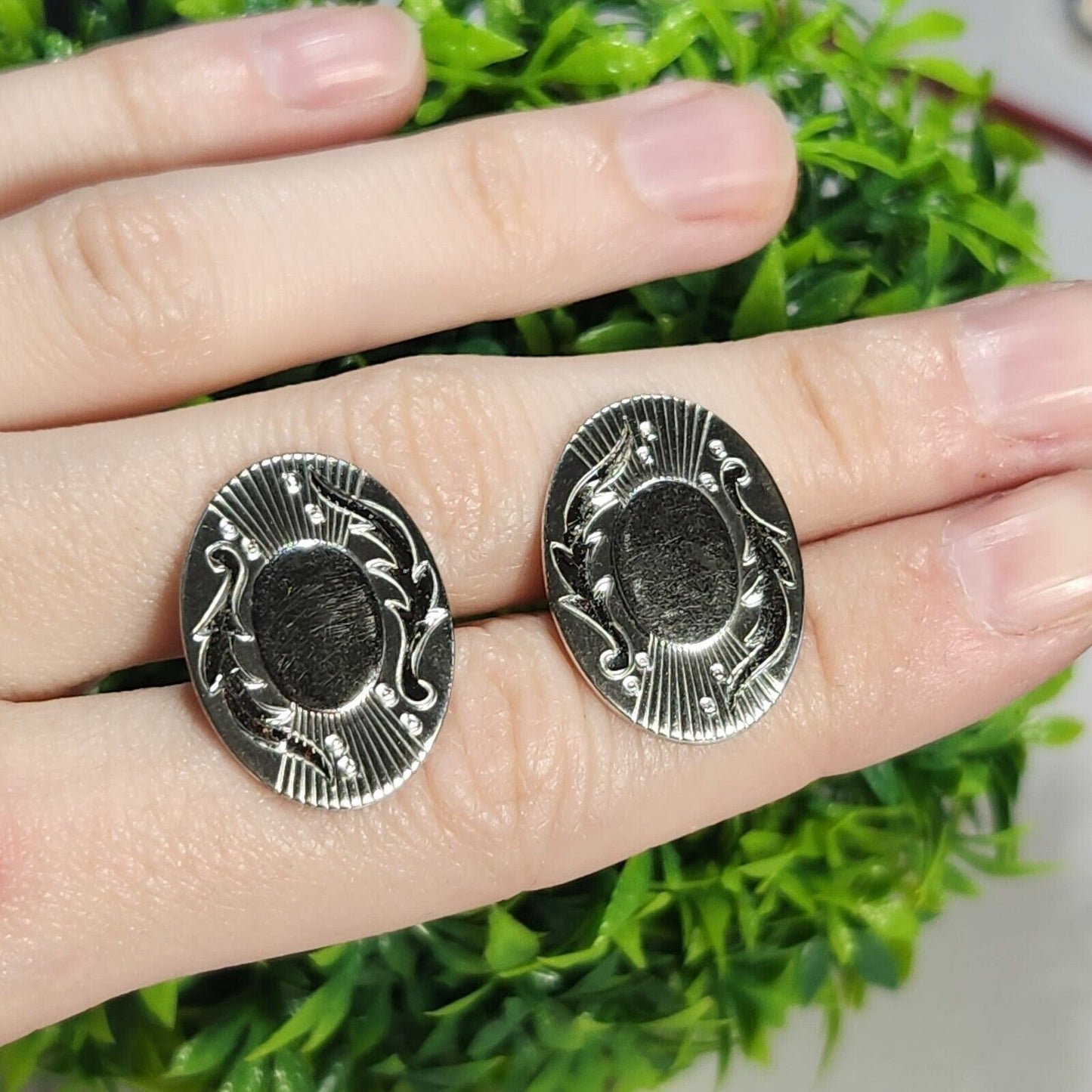 925 Sterling Silver Antique Edwardian Cufflinks