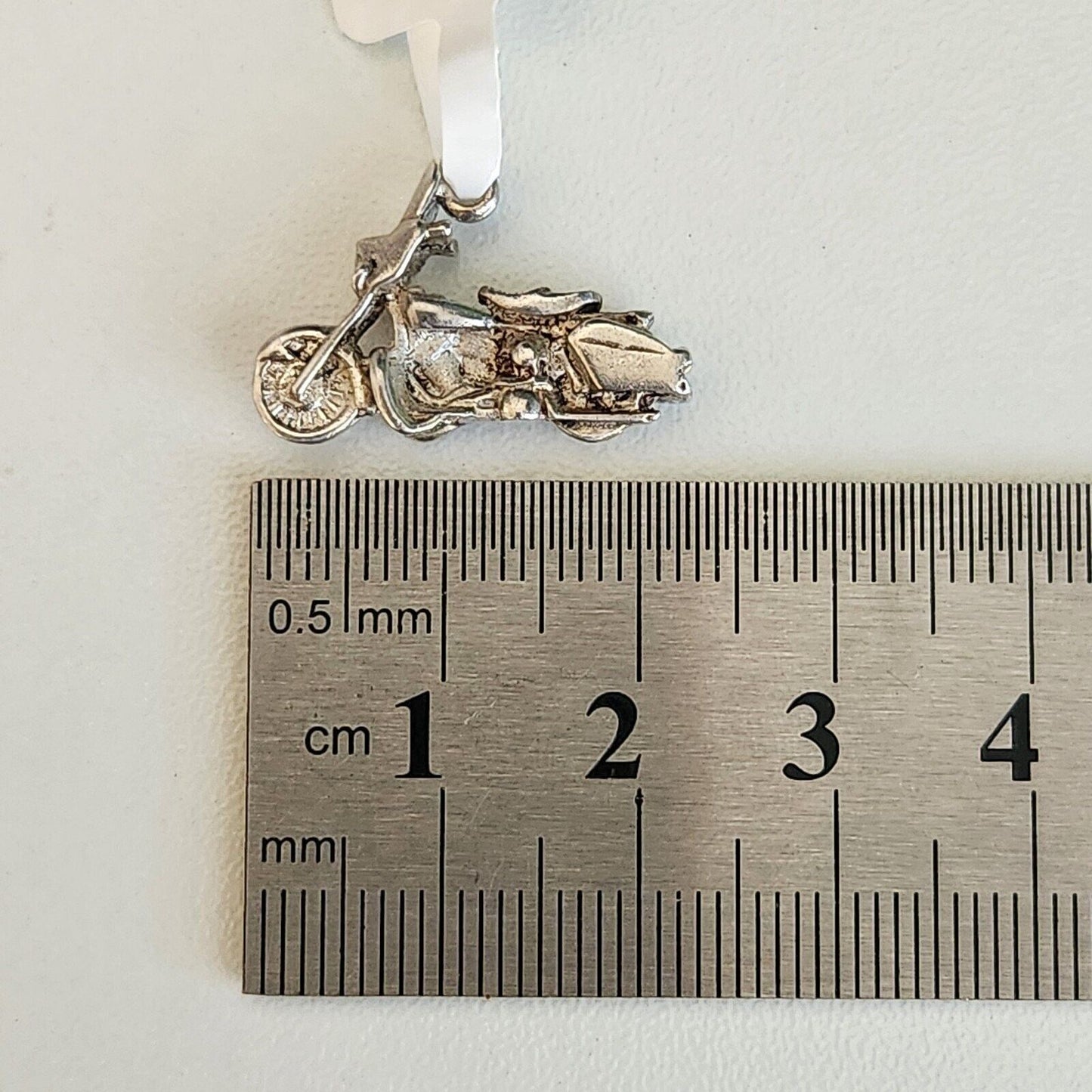 925 Sterling Silver Motorcycle Harley Charm