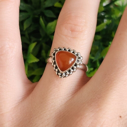 925 Sterling Silver Citrine Ring