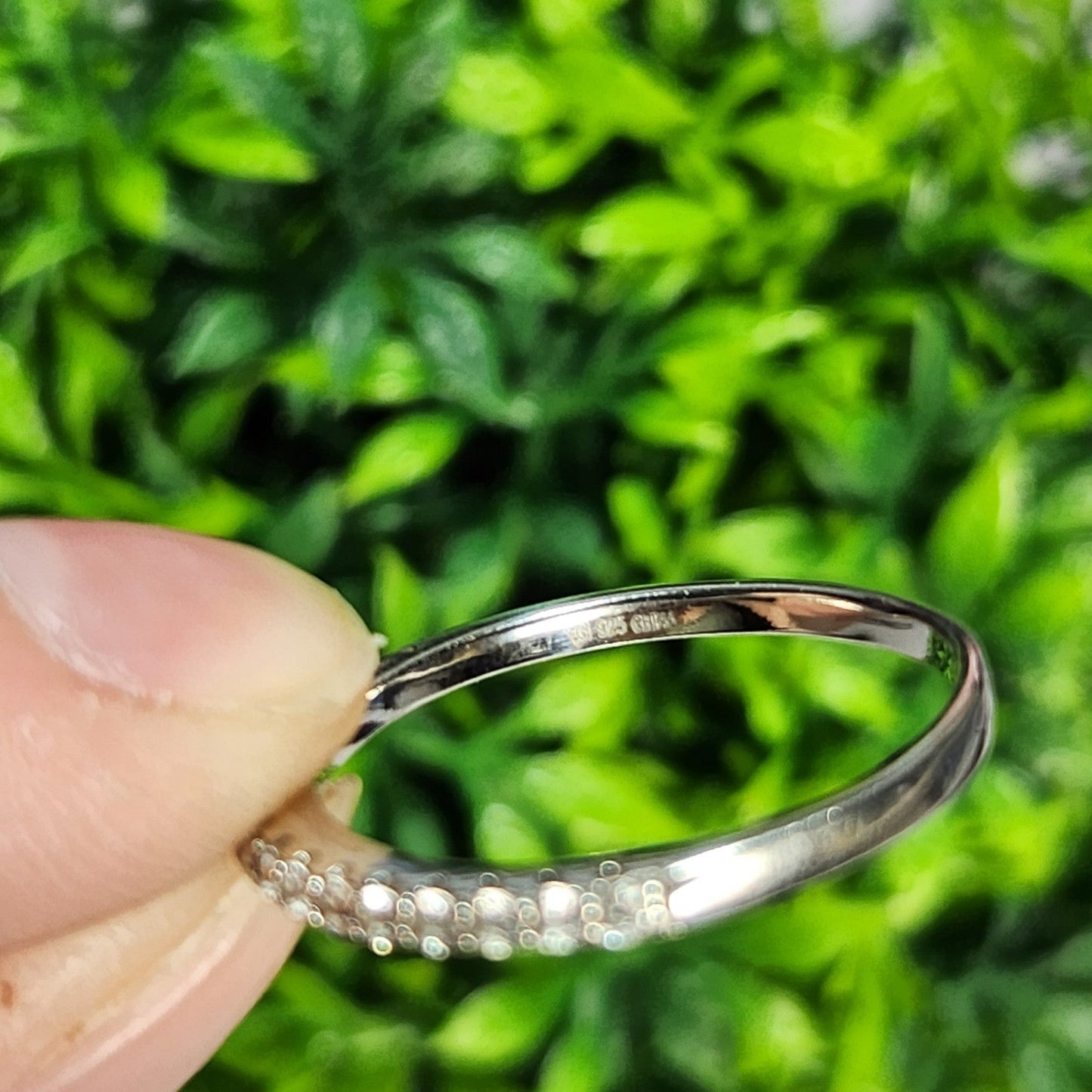 925 Sterling Silver Half Eternity Ring