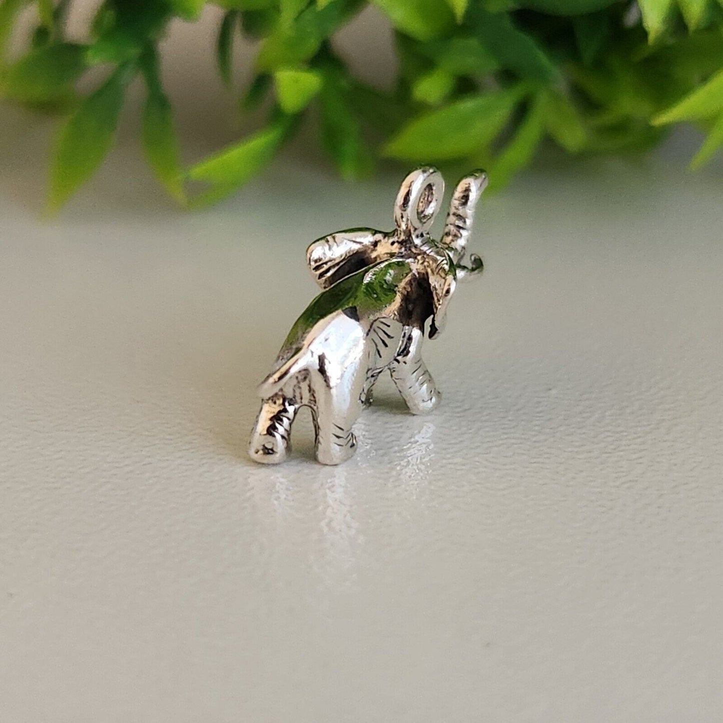 925 Sterling Silver Elephant Charm