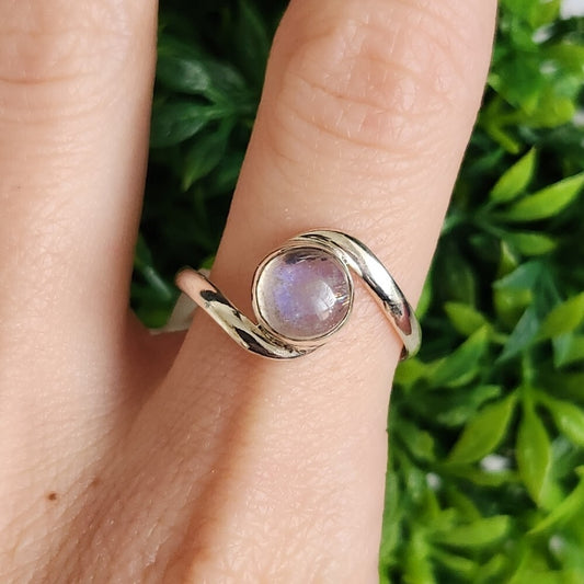 925 Sterling Silver Moonstone Ring