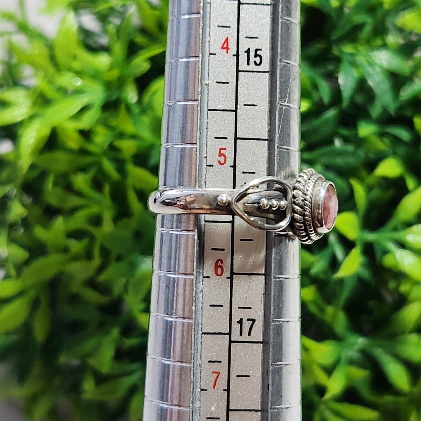 925 Sterling Silver Ruby Ring