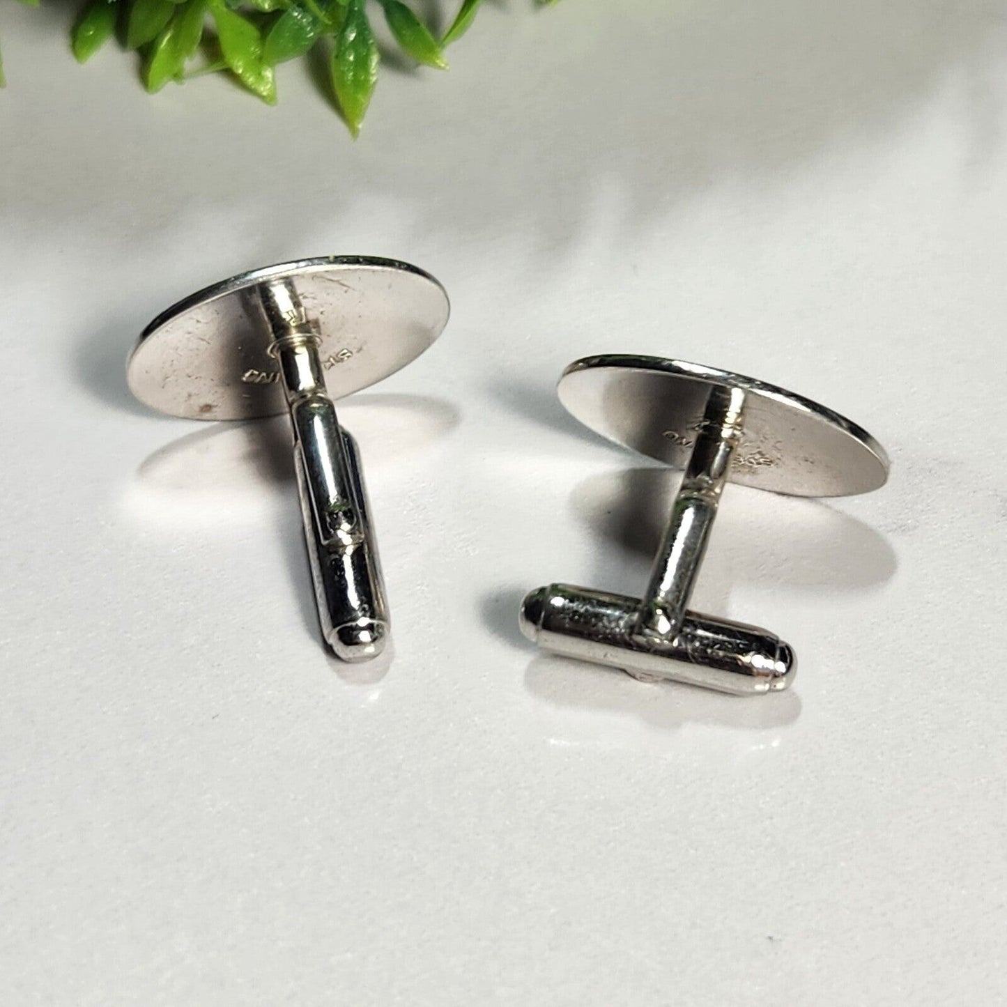 925 Sterling Silver Antique Edwardian Cufflinks