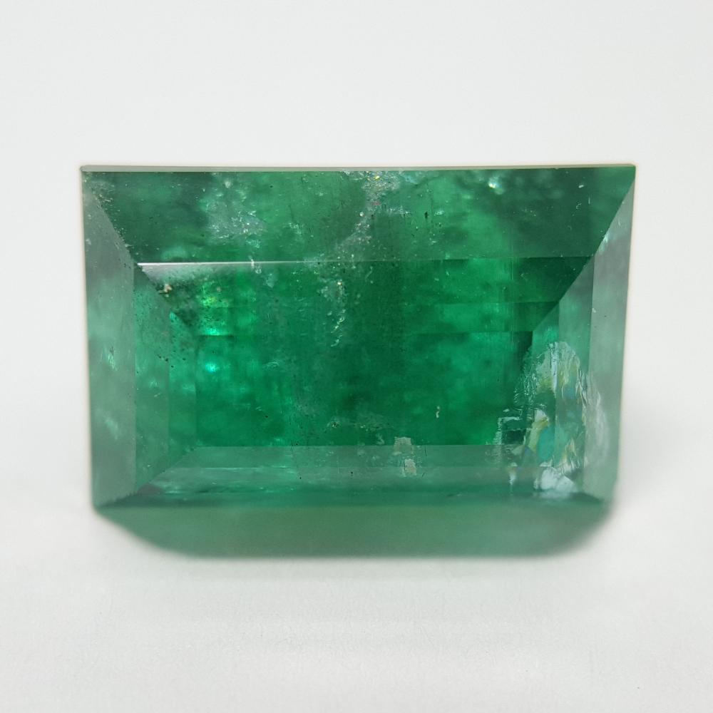Emerald - 9.15ct Rectangle Step Cut Gemstone - Spada Diamonds