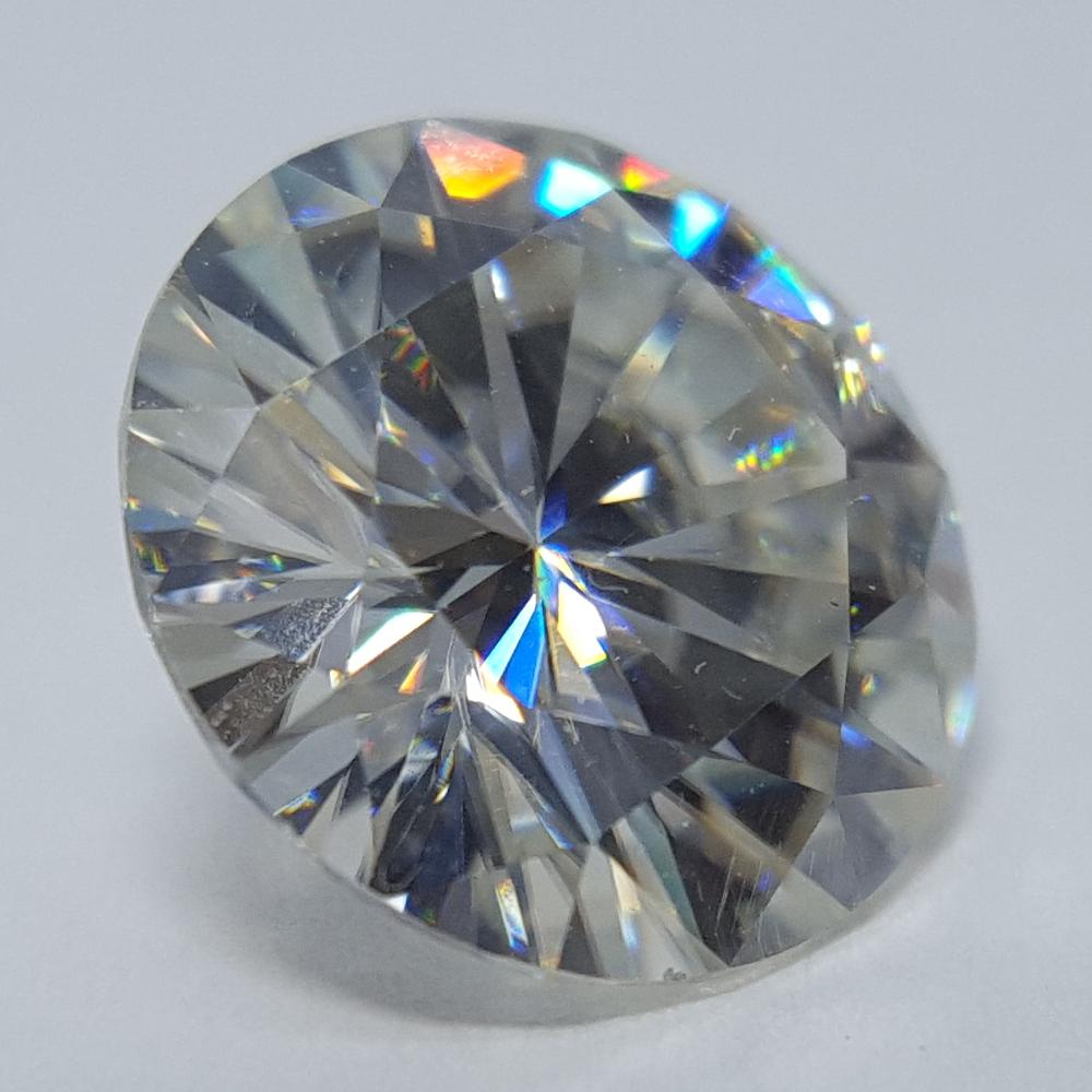 Moissanite - 1.87ct Round Gemstone - Spada Diamonds