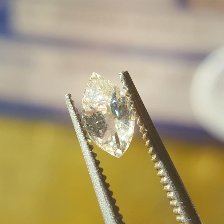 Natural 0.52ct L VS2 Marquise Diamond - Spada Diamonds